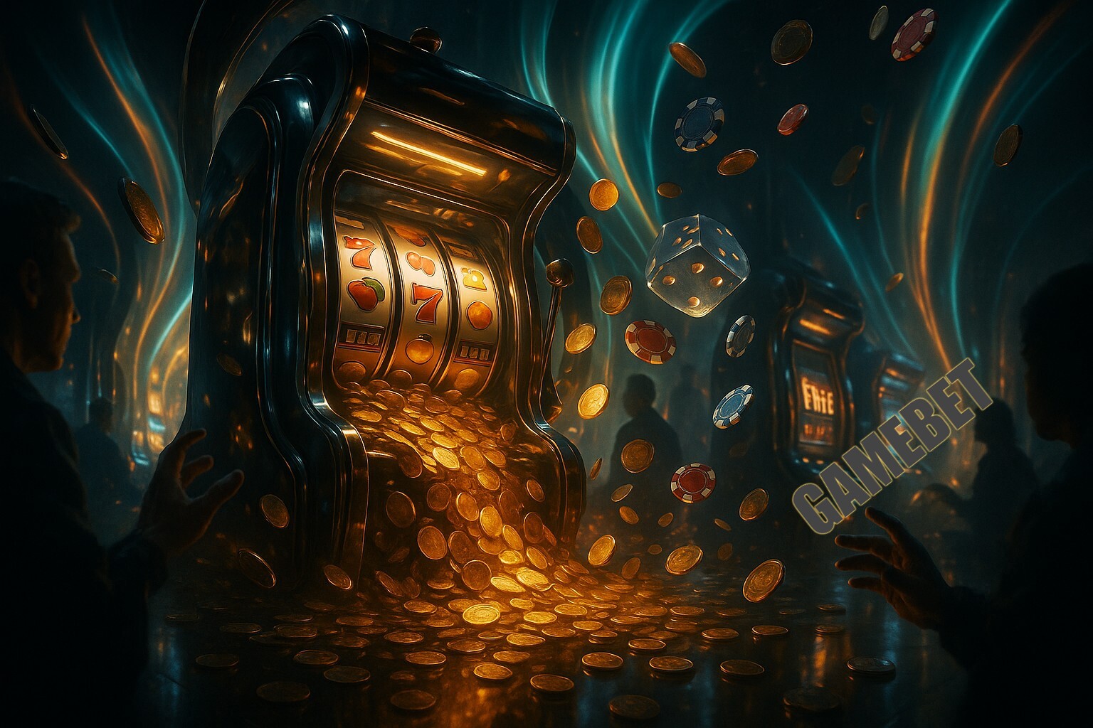 Diversos jogos de caça-níqueis